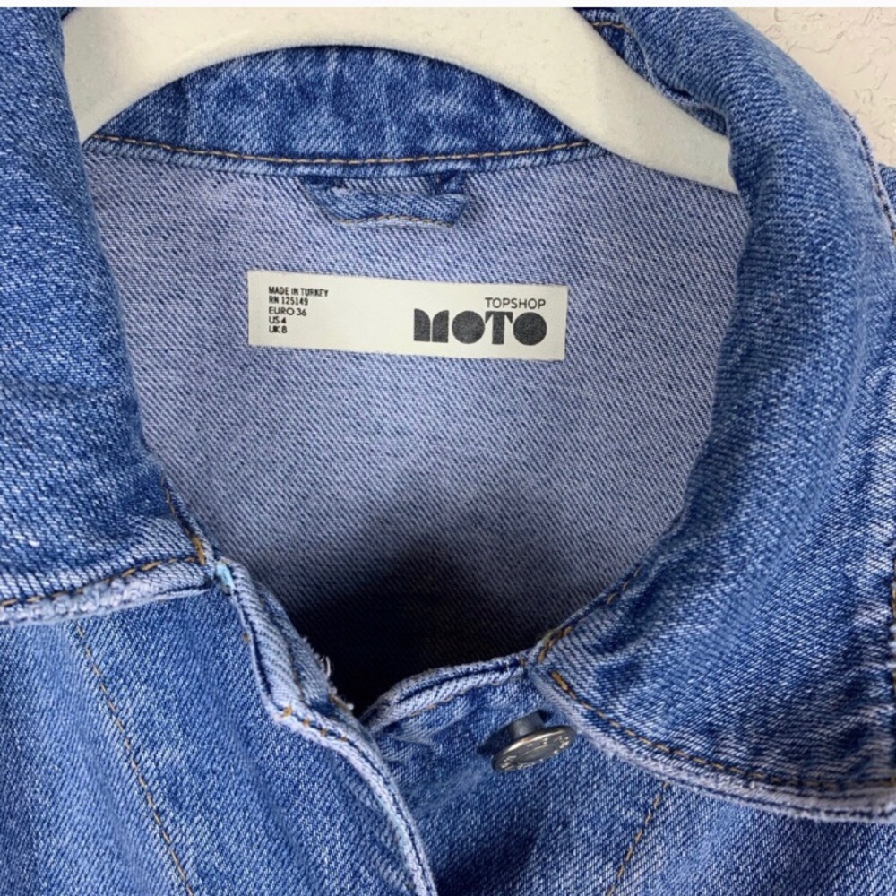 Oversized denim jacket - Picture 5 of 7